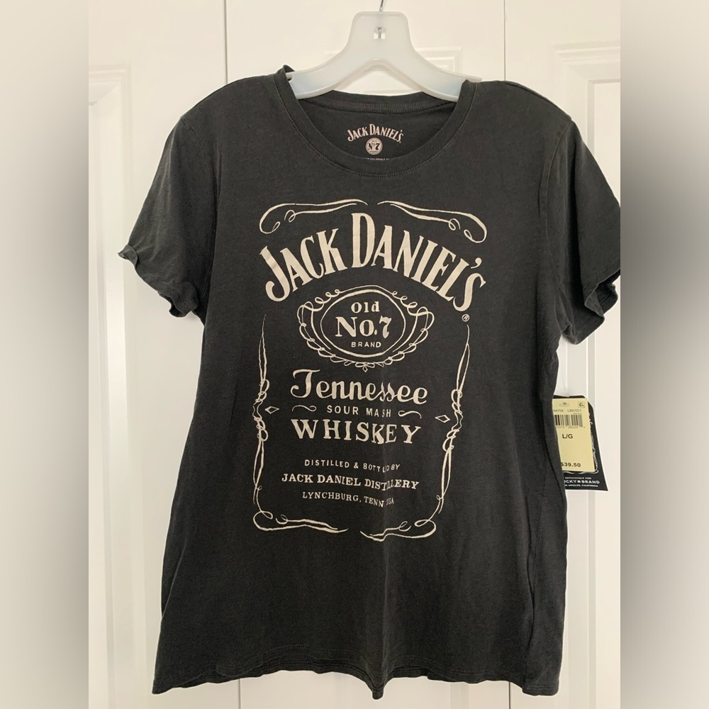 Lucky Brand Jack Daniels T Shirt size large. NWT